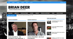 Desktop Screenshot of brian-deer.com